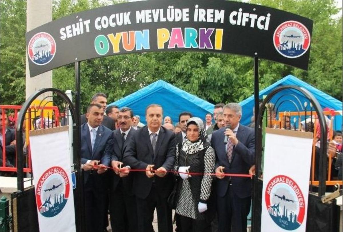 4 Yaşındaki Şehit İrem Adına Yapılan Parkı Annesi A&ccedil;tı