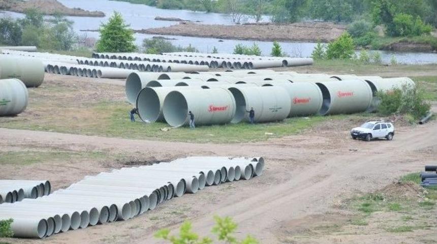 Manyas Ovası Sol Sahil Sulama Projesi İnşası Devam Ediyor