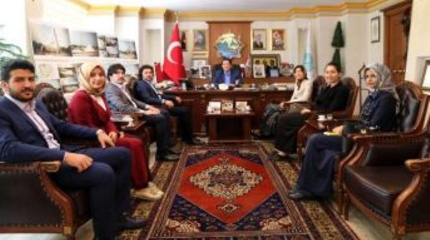 T&uuml;gva Kadın Ve Aile Koordinat&ouml;r&uuml; Başkan Yazgı&rsquo;yı Ziyaret Etti