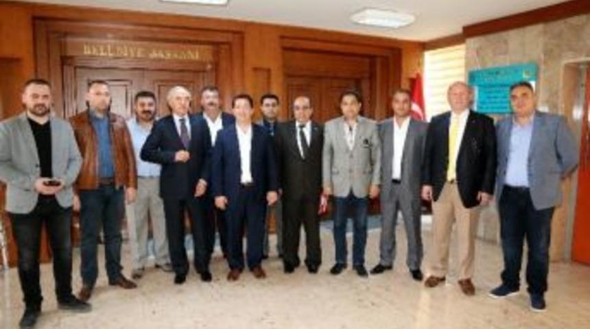 Sigortacılar Başkan Yazgı&rsquo;yı Ziyaret Etti