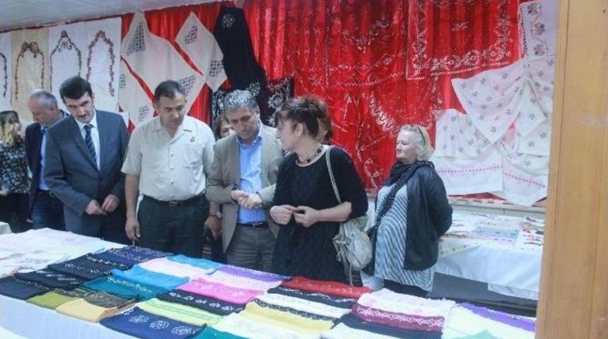 &Ccedil;atalağzı&rsquo;nda A&ccedil;ılan Halk Eğitim Sergisi B&uuml;y&uuml;k Beğeni Topladı