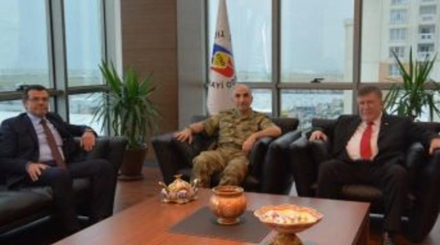 5.kolordu Komutanı Korgeneral Erdoğan&rsquo;dan Enis S&uuml;l&uuml;n&acute;e Ziyaret