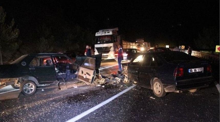 Kahramanmaraş&rsquo;ta Feci Kaza Biri &Ccedil;ocuk 5 Yaralı