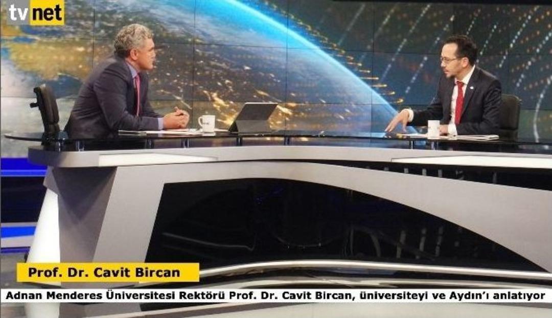 Ad&uuml; Rekt&ouml;r&uuml; Bircan, Ulusal Medyada Ad&uuml;&rsquo;y&uuml; Ve Aydın&rsquo;ı Anlattı