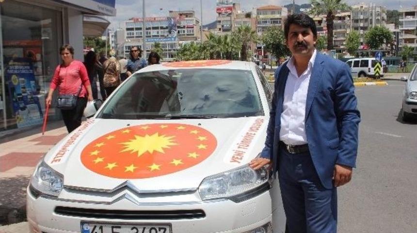 Cumhurbaşkanı Erdoğan&rsquo;a Destek İ&ccedil;in T&uuml;rkiye Turuna &Ccedil;ıkan &Ouml;zavcı Aydın&rsquo;da