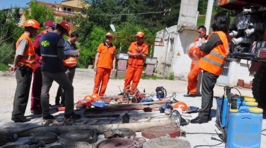 Yığılca&rsquo;da Yangın Tatbikatı