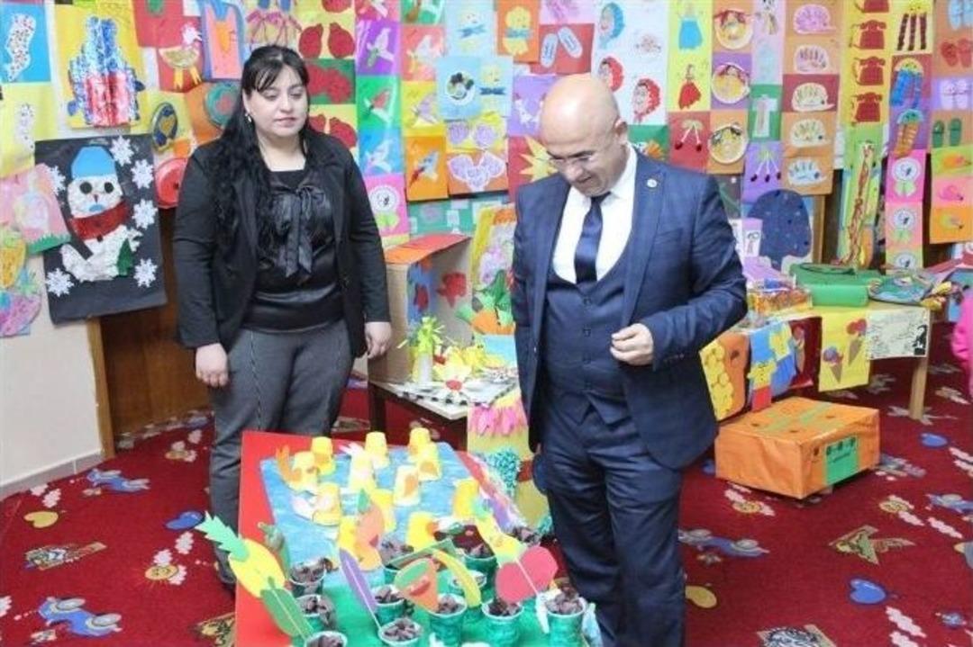 Şehit Umut G&ouml;k Anaokulu &Ouml;ğrencileri&rsquo;nden Yıl Sonu Sergisi