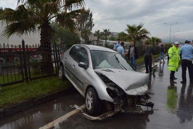 Trabzon’da Yağışlı Hava Kazaya Neden Oldu: 3 Yaralı