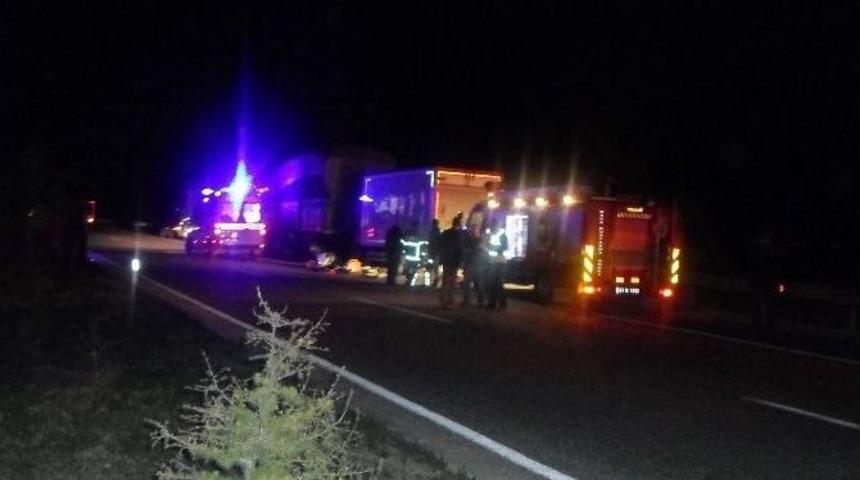 Korkuteli&rsquo;de Trafik Kazası: 1 &Ouml;l&uuml;