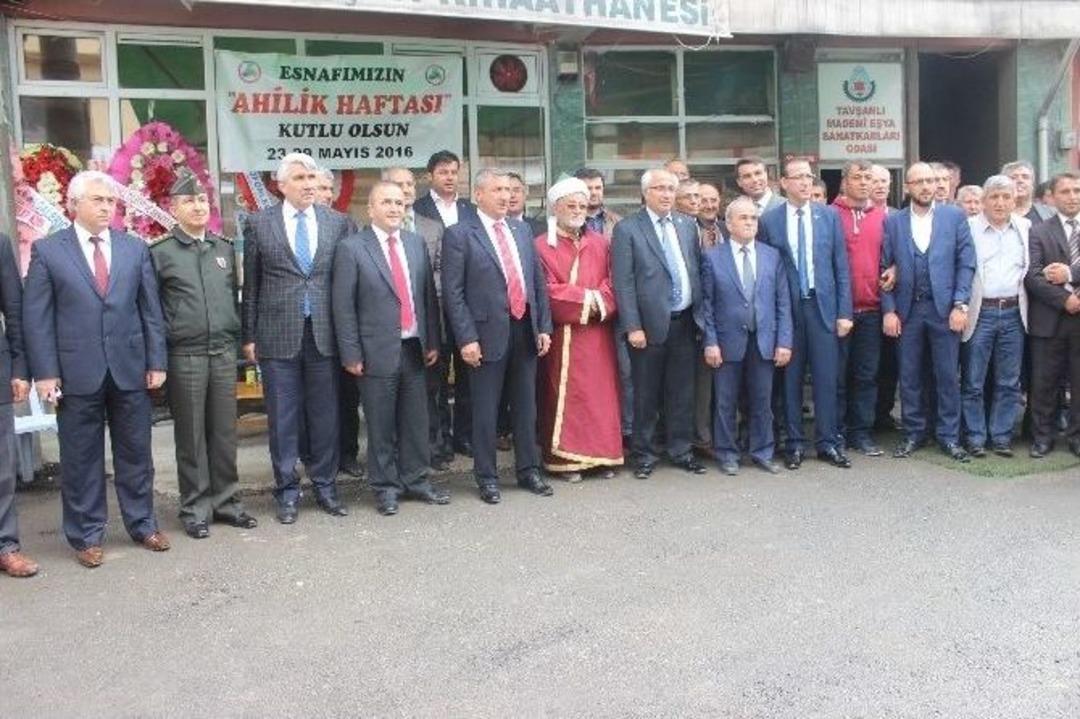 Tavşanlı Madeni Eşya Sanatkarlar Odası&rsquo;ndan Ahilik Haftası Programı