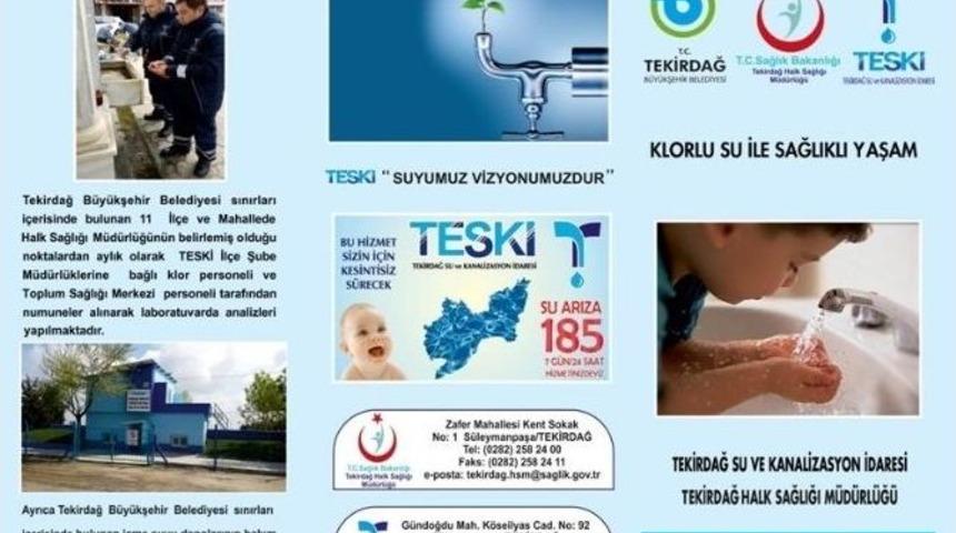 &lsquo;klorlu Su İle Sağlıklı Yaşam&rsquo; Broş&uuml;rleri Dağıtılıyor