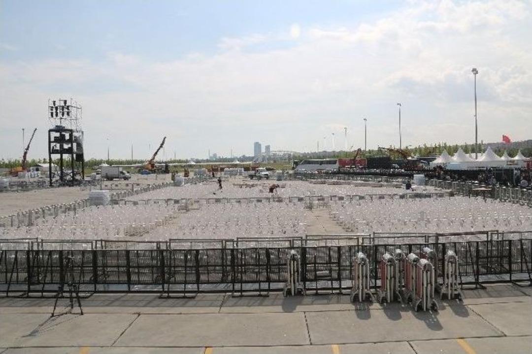 Yenikapı&rsquo;daki Fetih T&ouml;reni İ&ccedil;in Son Provalar Yapıldı