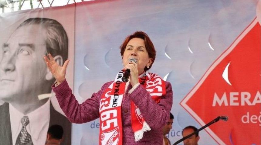 Mhp Genel Başkan Adayı Akşener Bolu&rsquo;da Konuştu