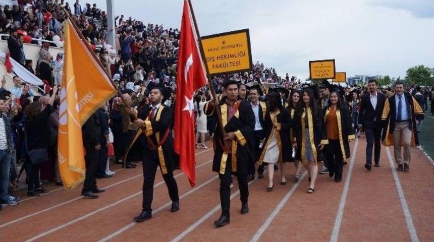 İn&ouml;n&uuml; &Uuml;niversitesi Bu Yıl 8 Bin 100 Mezun Verdi