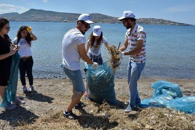 Foça’da Kıyı Ve Sualtı Temizliği Yapıldı