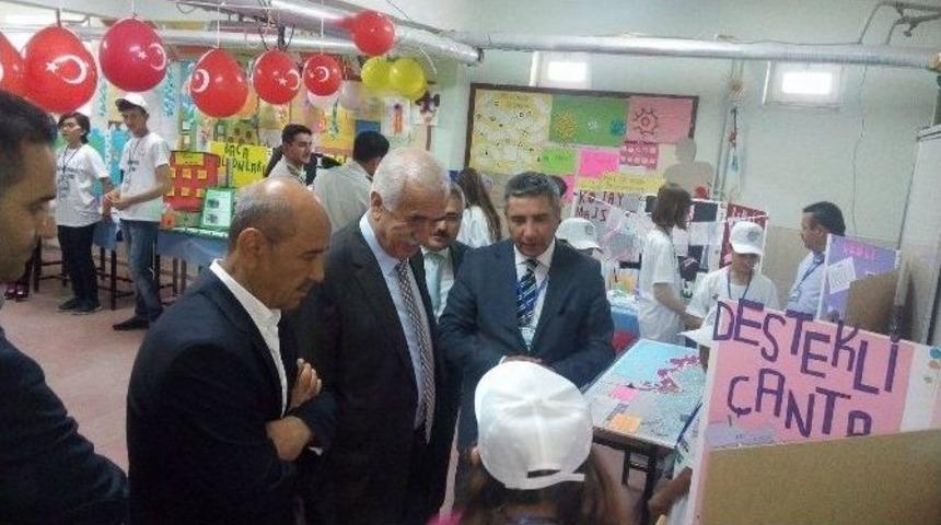 Yerk&ouml;y Reşat Aky&ouml;n Ortaokulu &Ouml;ğrencilerinden T&uuml;bitak Bilim Fuarı