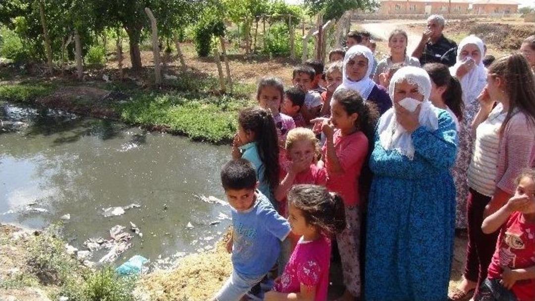 Kızıltepeli K&ouml;yl&uuml;lerden Atık Su Tepkisi