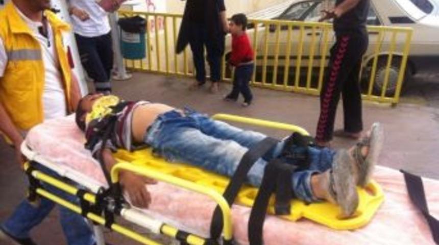 Motosikletin &Ccedil;arptığı &Ccedil;ocuk Yaralandı