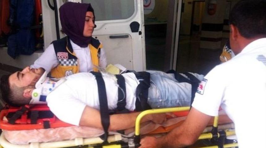 Evinin Balkonundan D&uuml;şen Şahıs Hastanelik Oldu