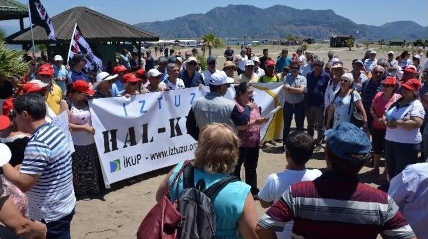 D&uuml;nyaca &Uuml;nl&uuml; İztuzu&rsquo;nda Eylem