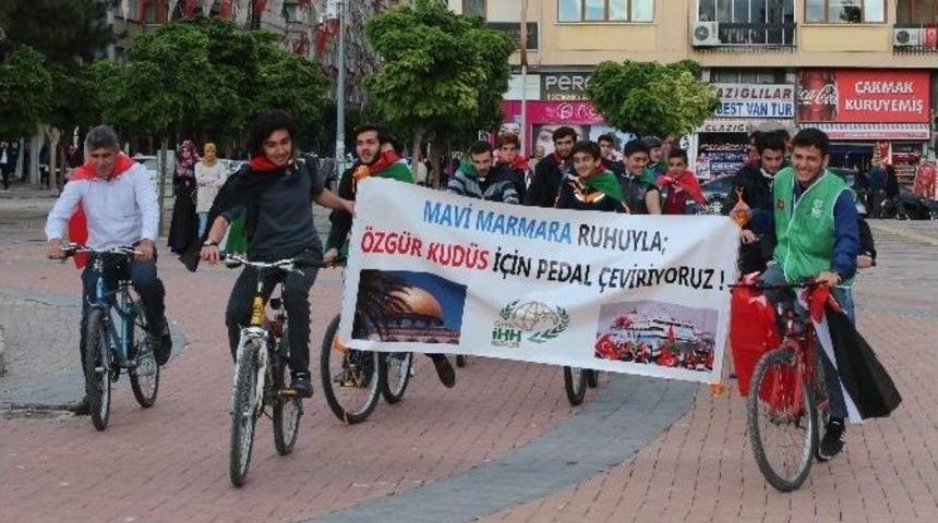 Elazığ&rsquo;da &Ouml;zg&uuml;r Kud&uuml;s İ&ccedil;in Pedal &Ccedil;evirdiler
