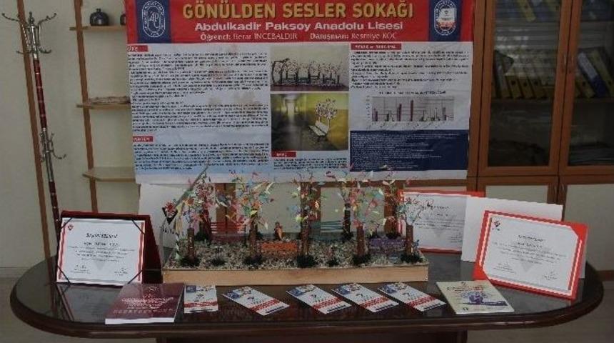 Liseli Gencin "g&ouml;n&uuml;lden Sesler Sokağı" Projesi