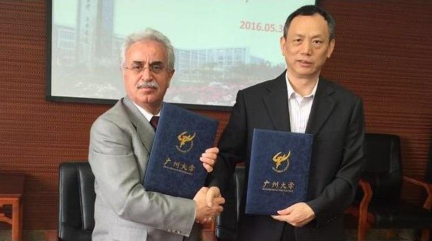 &Ccedil;in Guangzhou &Uuml;niversitesi İle İşbirliği Anlaşması Yaptık