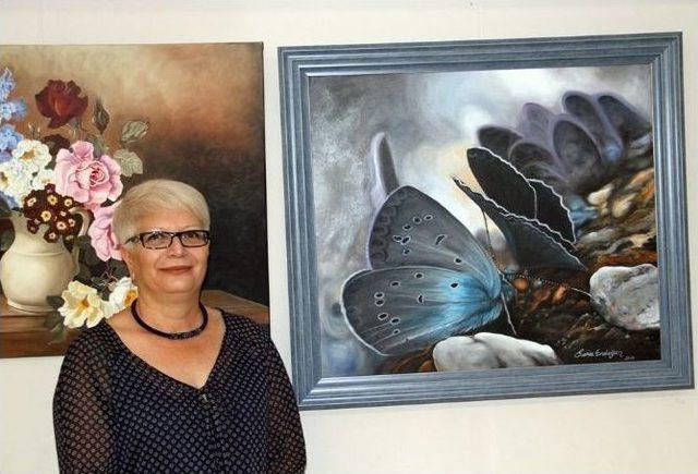 Suna Erdoğan Ve Suya &Ccedil;izgiler At&ouml;lyesi&rsquo;nin Sergisi Kartal Belediyesi&rsquo;nde 1