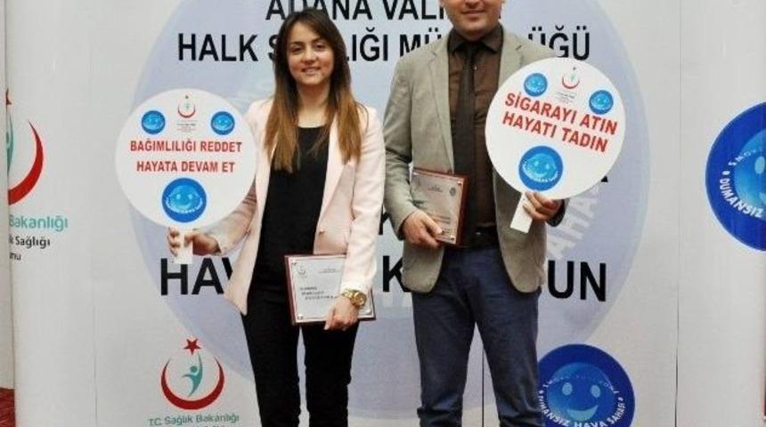 Adana Adliyesi&rsquo;nin 6 Birimine &rsquo;dumansız Kurum&rsquo; Plaketi