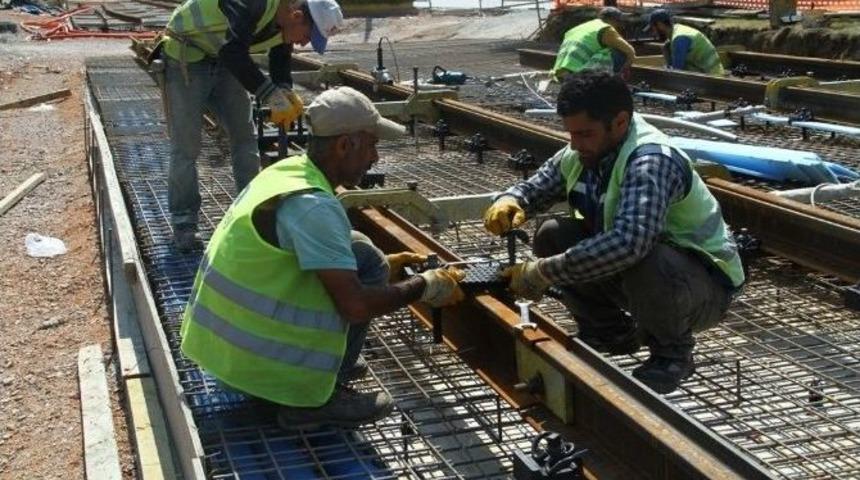 Tramvay Hattının Uzunluğu Bin 350 Metreye Ulaştı