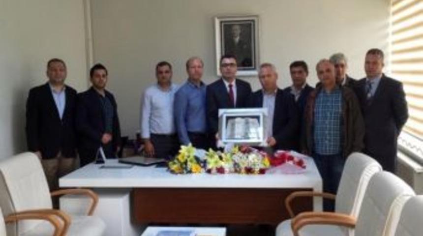 Babaeski Eğitim Bir-sen&rsquo;den Bayrak&rsquo;a Veda Ziyareti