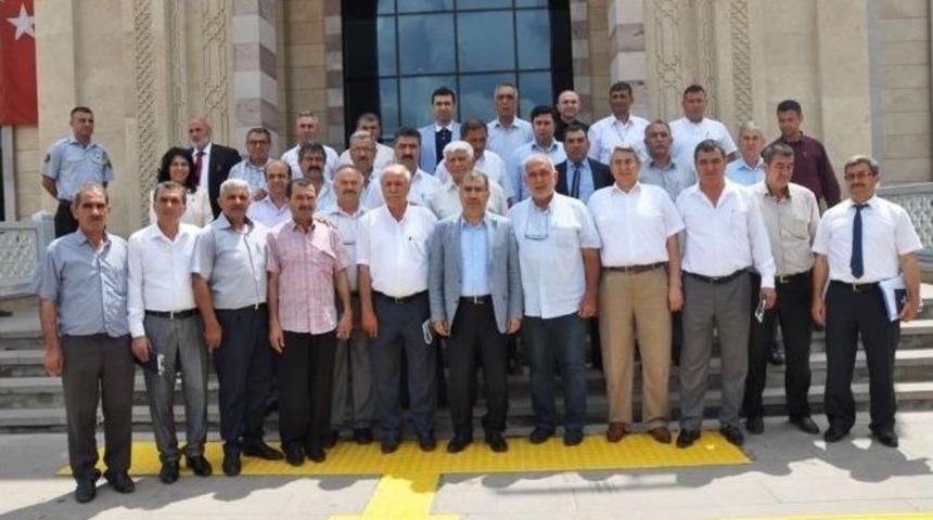 Başkan &Ccedil;elikcan Muhtarlarla Bir Araya Geldi