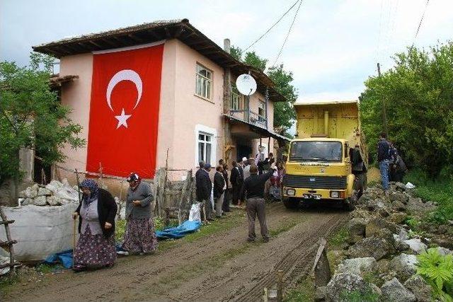 Şehit Ateşi Samsun’a Düştü