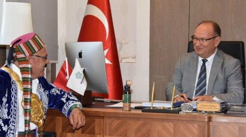 G&uuml;reş Ağası, Başkan Vekili İmrak&rsquo;ı Festivale Davet Etti