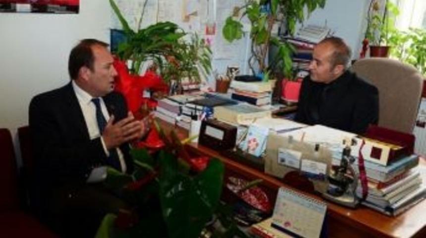 Milletvekili Harun Karacan&rsquo;dan Prof. Dr. Adnan Ayhancı&rsquo;ya Tebrik Ziyareti