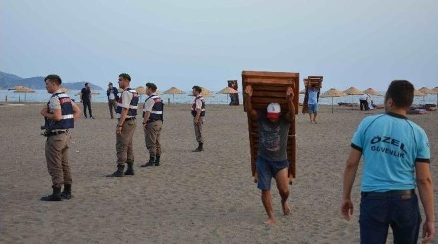 Dal&ccedil;ev, İztuzu Plajından Tahliye Edildi