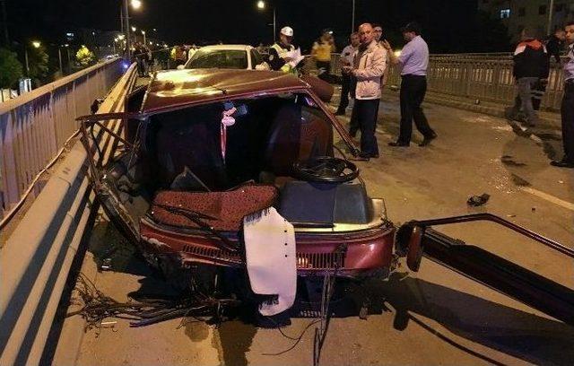 Uşak’ta Trafik Kazası; 1 Ölü, 1 Ağır Yaralı