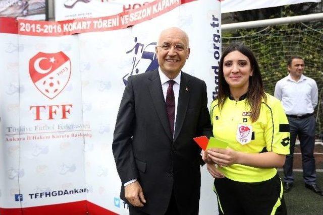 Başkan Yaşar Genç Hakemlere Kokart Taktı