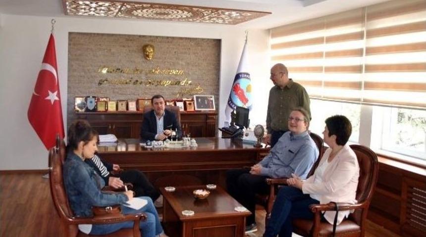 Alman Psikolog Ve Sosyologlardan Kaymakam Eldivan’a Ziyaret