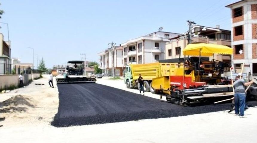 Yeni Hastane Yolu Asfaltlanıyor