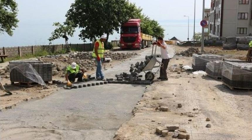 Ankara Caddesinde Kilit Parke &Ccedil;alışmalarına Başlanıldı