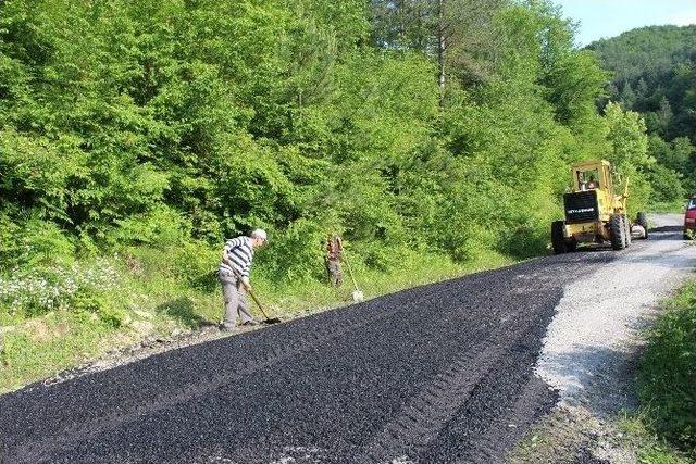 İnebolu Köylerinde Asfalt Çalışmaları Start Aldı