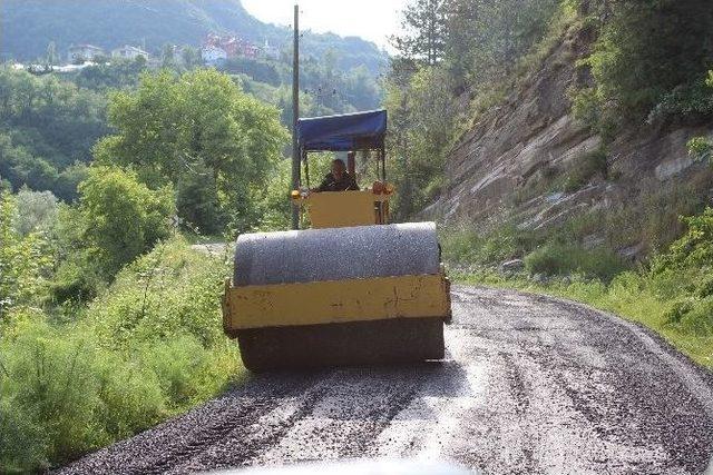 İnebolu Köylerinde Asfalt Çalışmaları Start Aldı