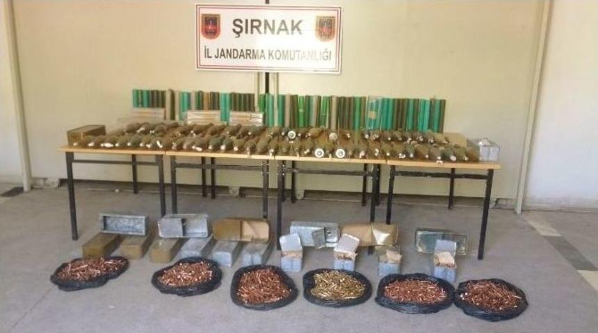 Şırnak&rsquo;ta Pkk M&uuml;himmatı Bulundu
