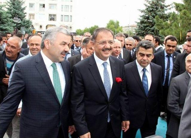 Bakan Özhaseki’nin Kayseri Temasları