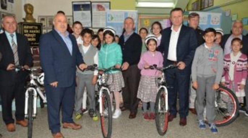 Akmeşe&rsquo;de Bisiklet Sevinci