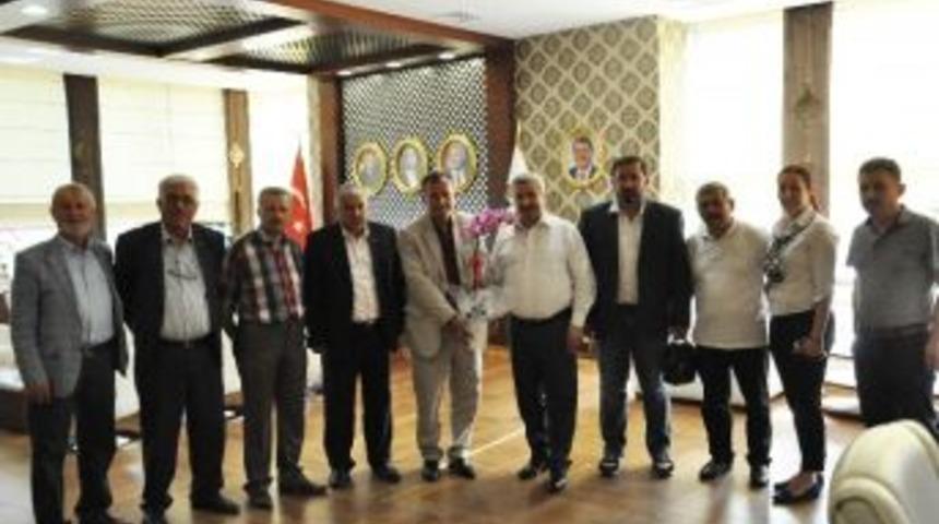Muhtarlardan Başkan Baran&rsquo;a Destek Ziyareti