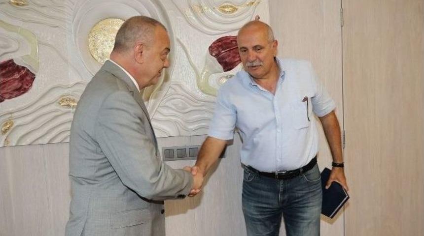 Atıcılardan Başkan Erg&uuml;n&rsquo;e Teşekk&uuml;r Ziyareti