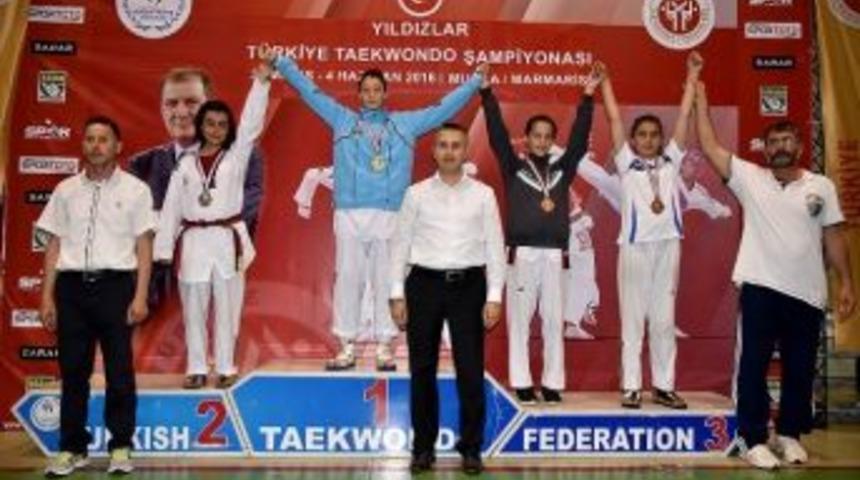 B&uuml;y&uuml;kşehirli Tekvandocu Cansu T&uuml;rkiye Şampiyonu Oldu