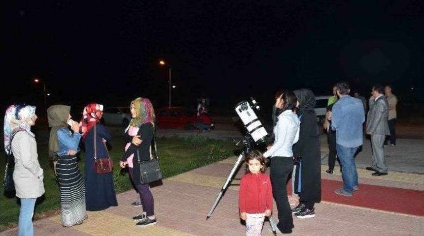 Adıyaman &Uuml;niversitesinde Mars, J&uuml;piter Ve Sat&uuml;rn G&ouml;zlendi